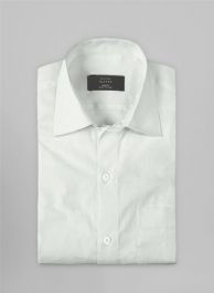 Silver Gray Stretch Poplene Shirt