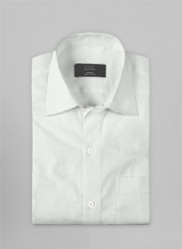 Silver Gray Stretch Poplene Shirt