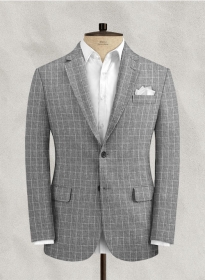 Italian Linen Lusso Black Jacket