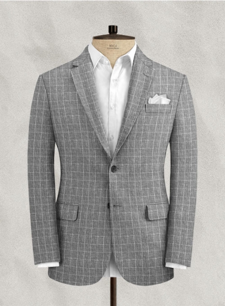 Italian Linen Lusso Black Jacket