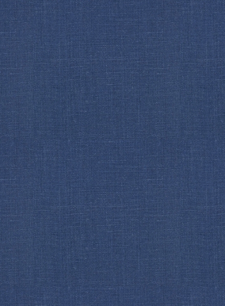 Azure Blue Linen Jacket