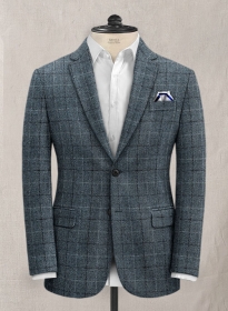 Harris Tweed Puvier Blue Jacket