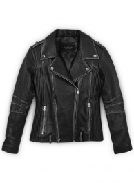 Rubbed Black Leather Jacket # 234 Rubbed Black Leather Jacket # 234
