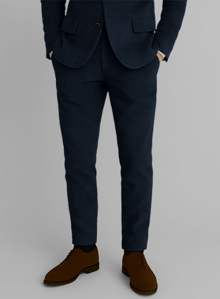 Navy Blue Corduroy Pants