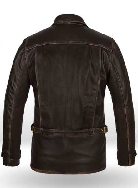 Rubbed Brown Taylor Lautner The Twilight Saga Leather Jacket