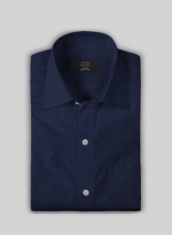 Giza Air Blue Cotton Shirt- Full Sleeves