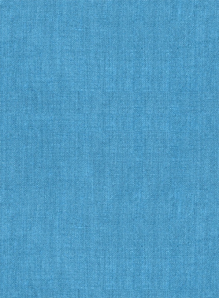 European Blue Linen Shirt - Half Sleeves
