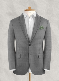 Stretch Glen Gray Wool Jacket