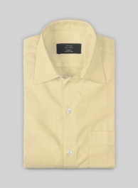 Beige Luxury Twill Shirt - Full Sleeves