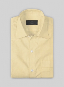 Beige Luxury Twill Shirt - Full Sleeves