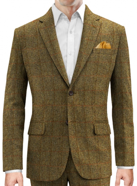 Harris Tweed Country Brown Check Jacket