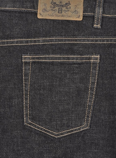 Stone Carbon Black Stretch Jeans - Hard Wash