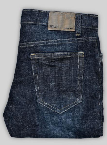 Dodgers Blue Hard Wash Whisker Stretch Jeans