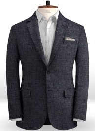 Italian Blu Linen Jacket