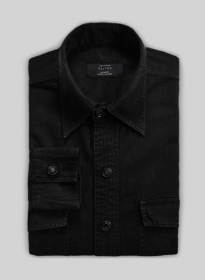 Black Denim Shirt - 7oz