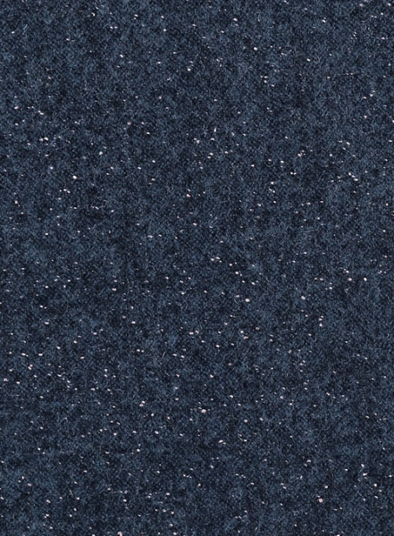 Royal Blue Flecks Donegal Tweed Pea Coat