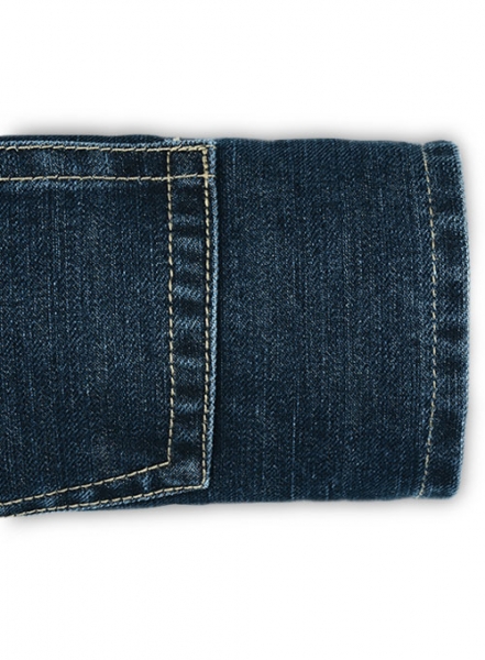 Crixus Blue Denim-X Wash Jeans