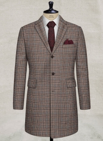 Tadeo Checks Tweed Overcoat