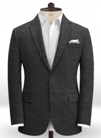 Harris Tweed Houndstooth Charcoal Jacket