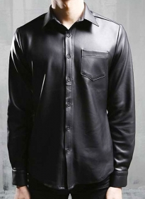 Vegan Classic Leather Shirt
