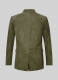 Woodland Green Suede Double Breasted Blazer