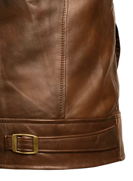 Spanish Brown The Expendables 2 Jason Statham Leather Jacket