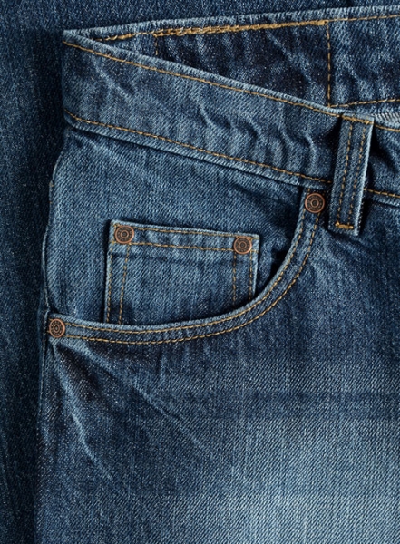 Sterling Blue Indigo Wash Whisker Jeans