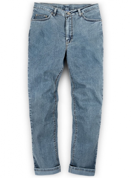 Indigo Blue Light Weight Blast Wash Jeggings - Look # 415