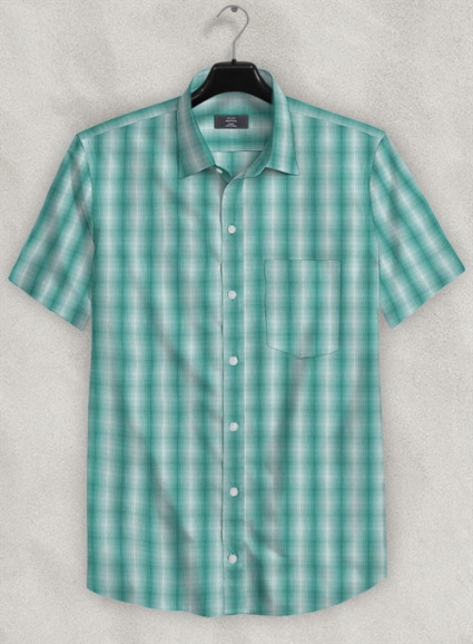 Italian Cotton Piola Shirt - Half Sleeves