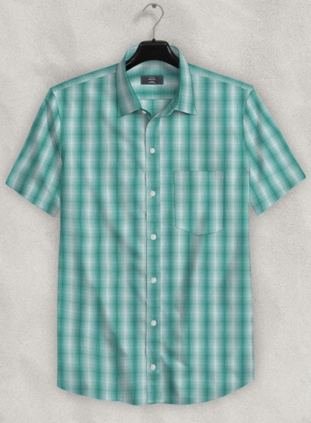 Italian Cotton Piola Shirt - Half Sleeves