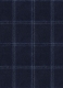 Reda Blue Checks Wool Pants