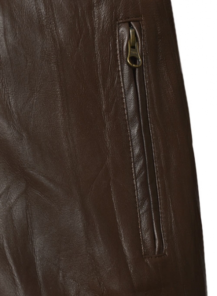 Leather Fighter T-Shirt Jacket