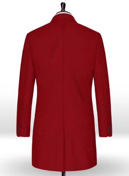 Naples Red Tweed Overcoat
