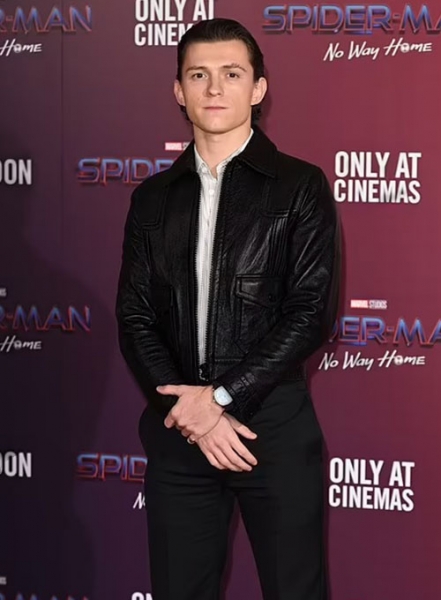 Tom Holland Leather Jacket #2