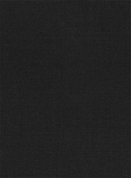 Stretch Black Wool Suit