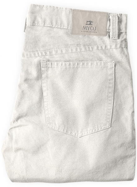 Heavy Light Beige Chino Jeans