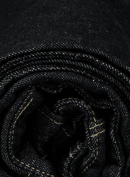 Kato Black Stretch Hard Wash Jeans