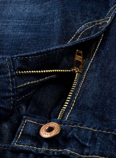 Travellers Blue Hard Wash Whisker Jeans