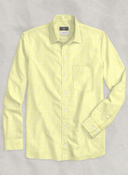 Solbiati Lemon Linen Shirt