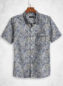 Italian Linen Sanez Shirt - Half Sleeves