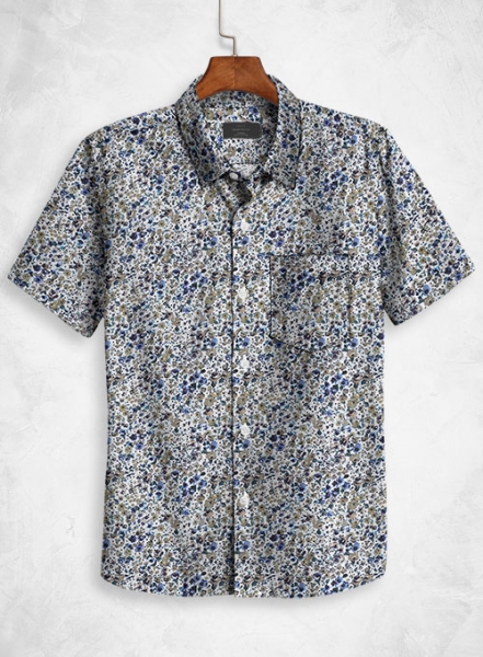 Italian Linen Sanez Shirt - Half Sleeves