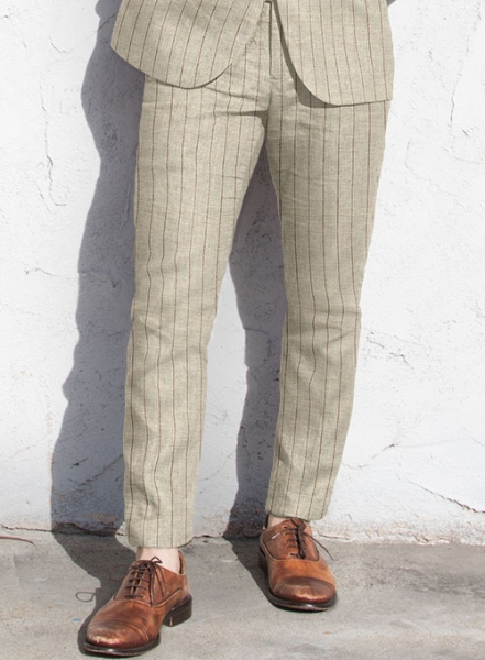Solbiati Linen Wool Silk Occhi Pants