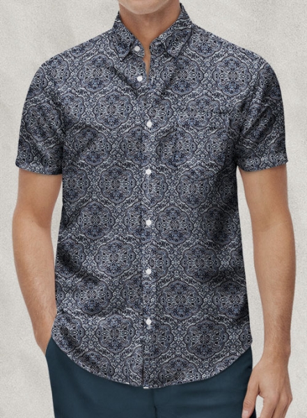 Italian Linen Barna Shirt - Half Sleeves