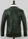 Soft Deep Olive Wax Hampton Leather Blazer