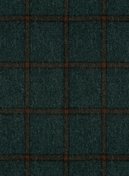 Italian Wool Cashmere Laura Green Checks Jacket