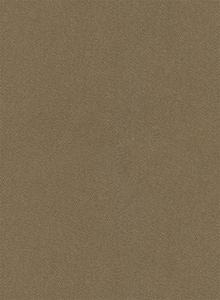 Earthy Brown Cotton Power Stretch Chino Shorts