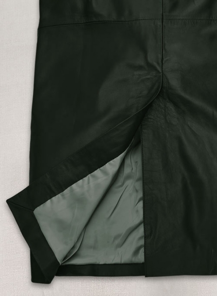 Chelsea Leather Long Coat