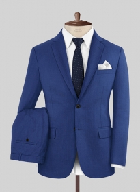 Scabal Egyptian Blue Wool Suit