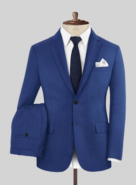 Scabal Egyptian Blue Wool Suit