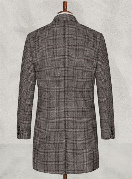 Fabri Checks Tweed Overcoat